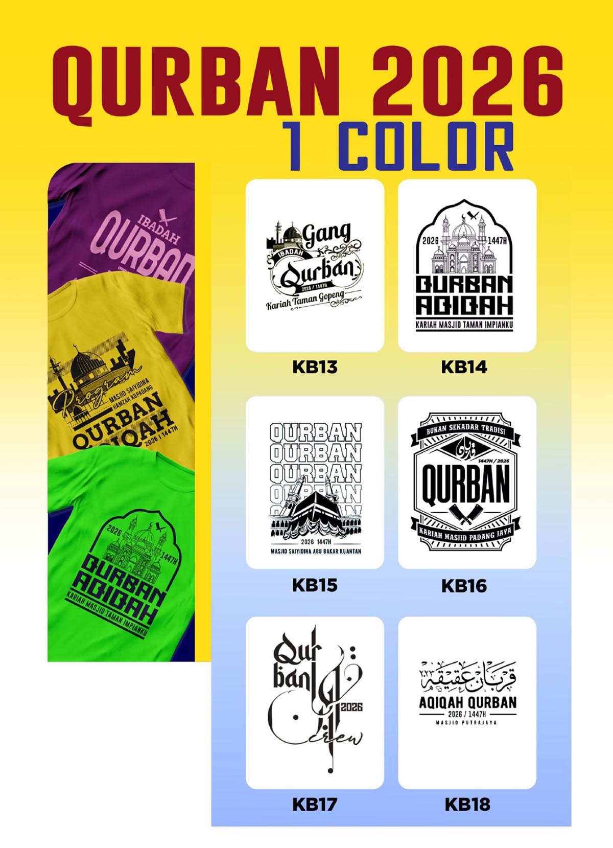 Design baju korban 2
